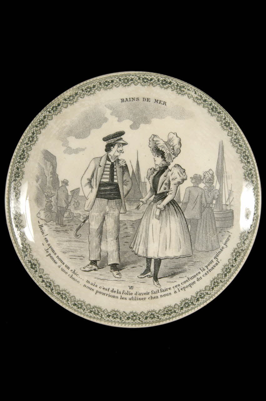 assiette plate 1960.86.6 Photo