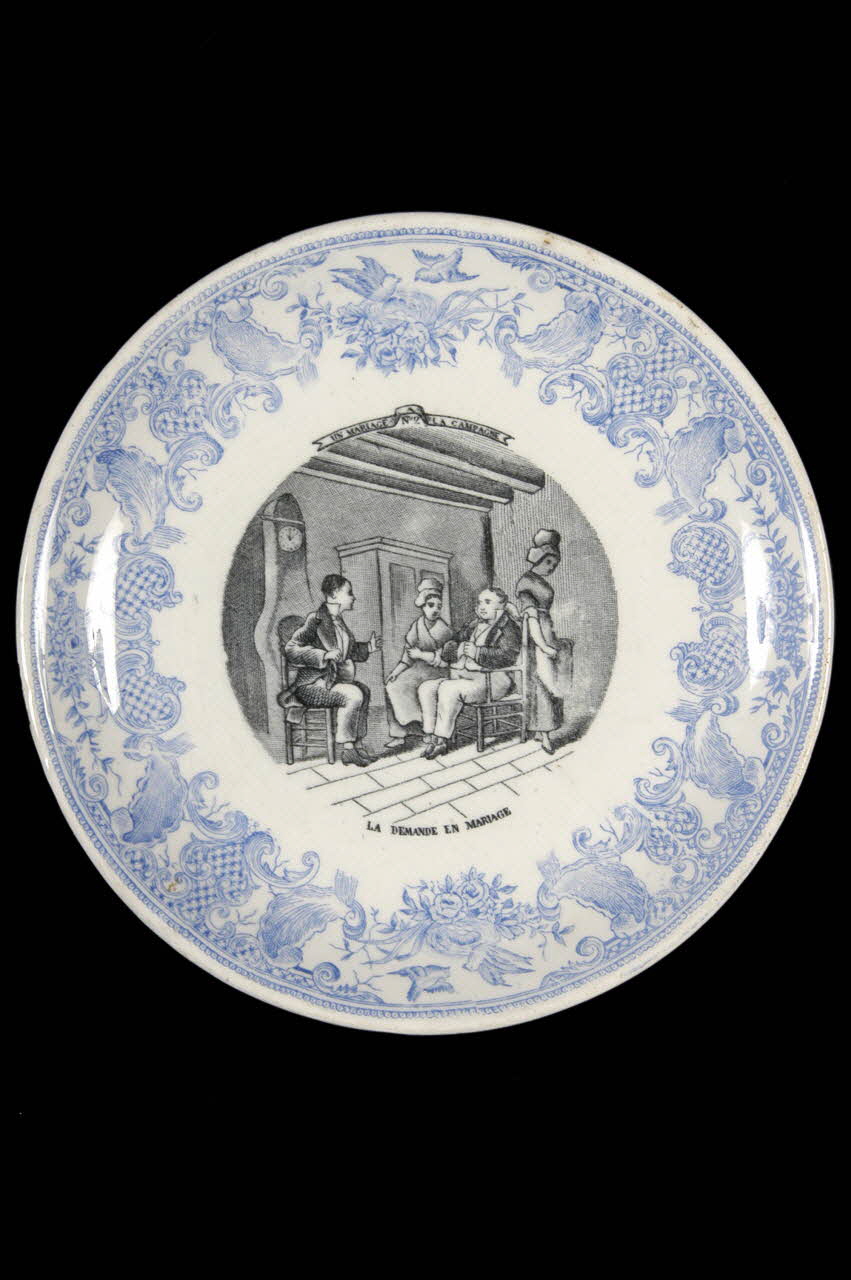 assiette plate 1960.98.9 Photo Mucem