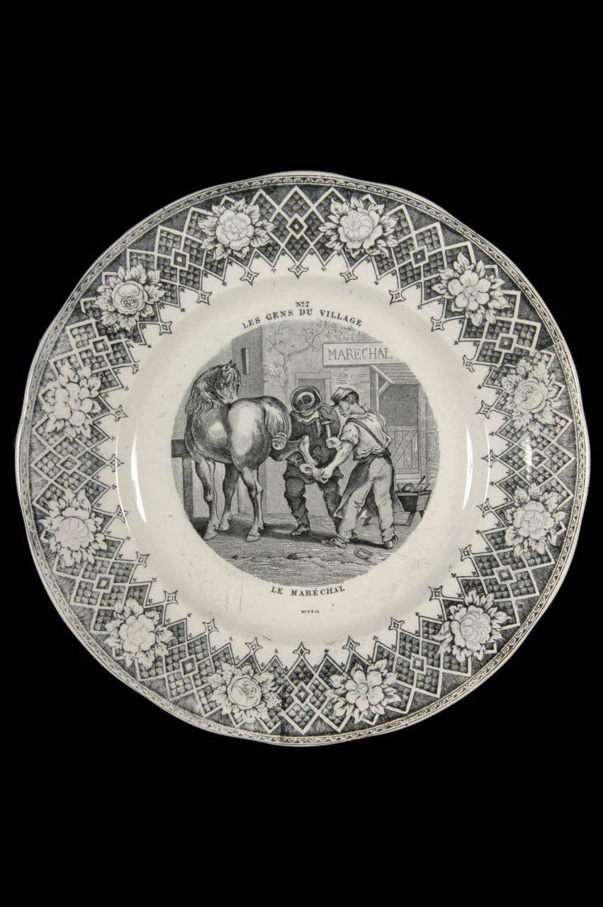 assiette plate 1961.16.9 Photo