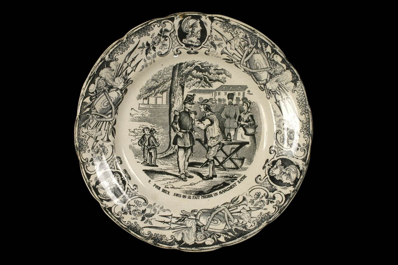 assiette plate 1961.55.7 Photo