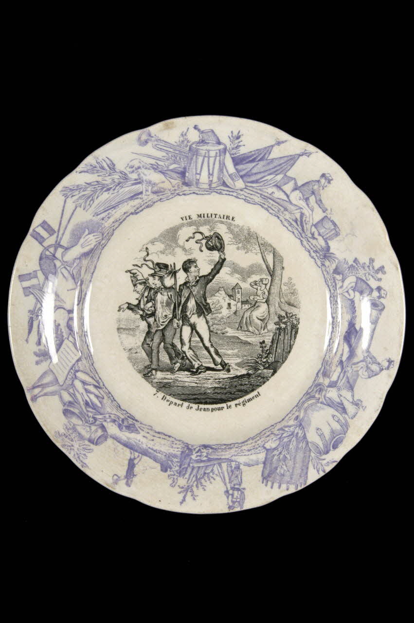 assiette plate 1961.67.2 Photo