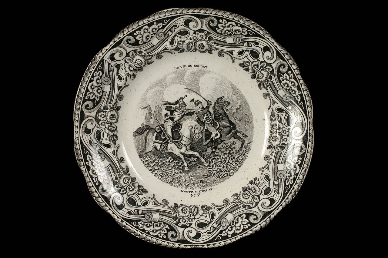 assiette plate 1961.95.14 Photo