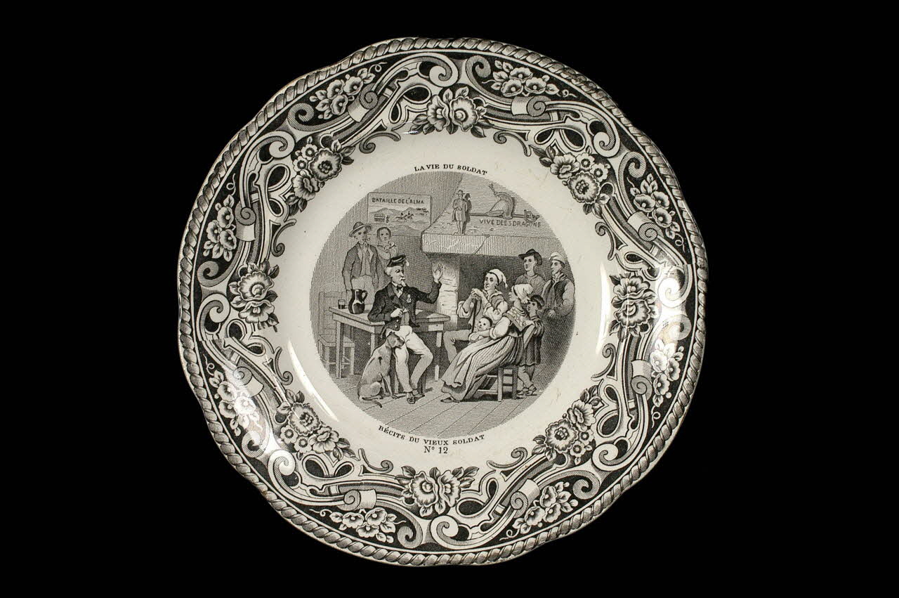 assiette plate 1961.95.17 Photo