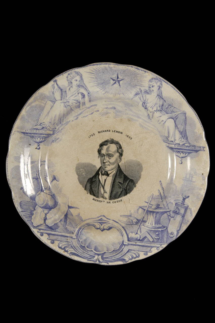Hippolyte Boulenger assiette plate Île-de-France, France 1863-1878 1961.95.24 Photo