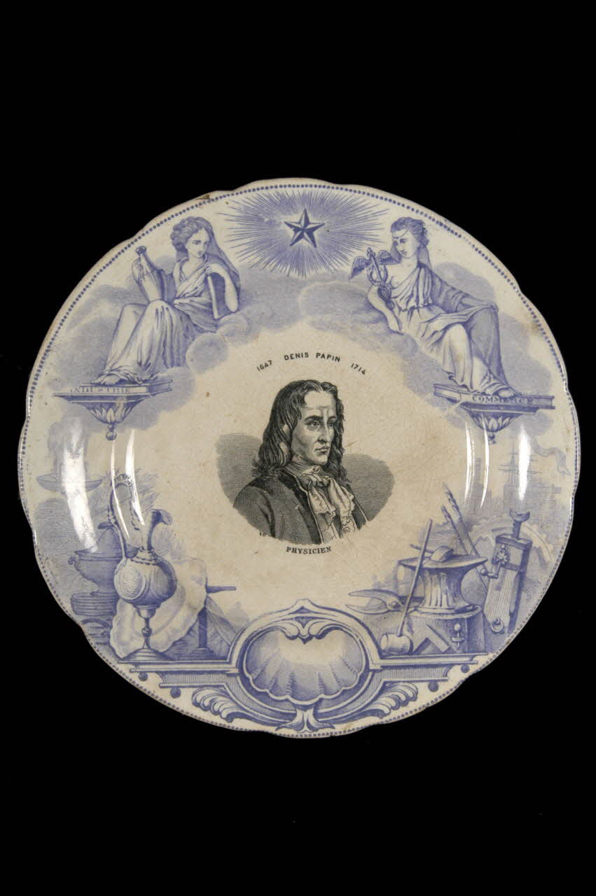 Hippolyte Boulenger assiette plate Île-de-France, France 1863-1878 1961.95.27 Photo
