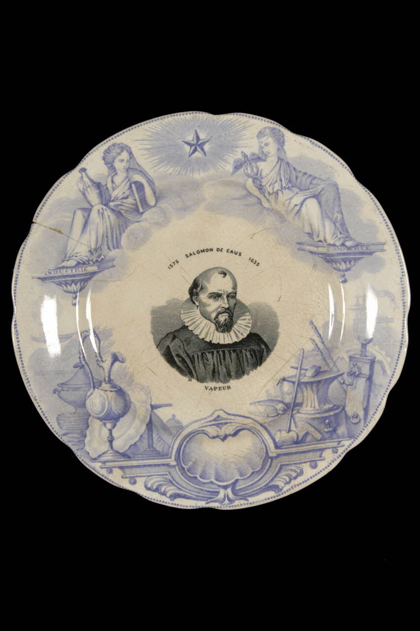 Hippolyte Boulenger assiette plate Île-de-France, France 1863-1878 1961.95.28 Photo