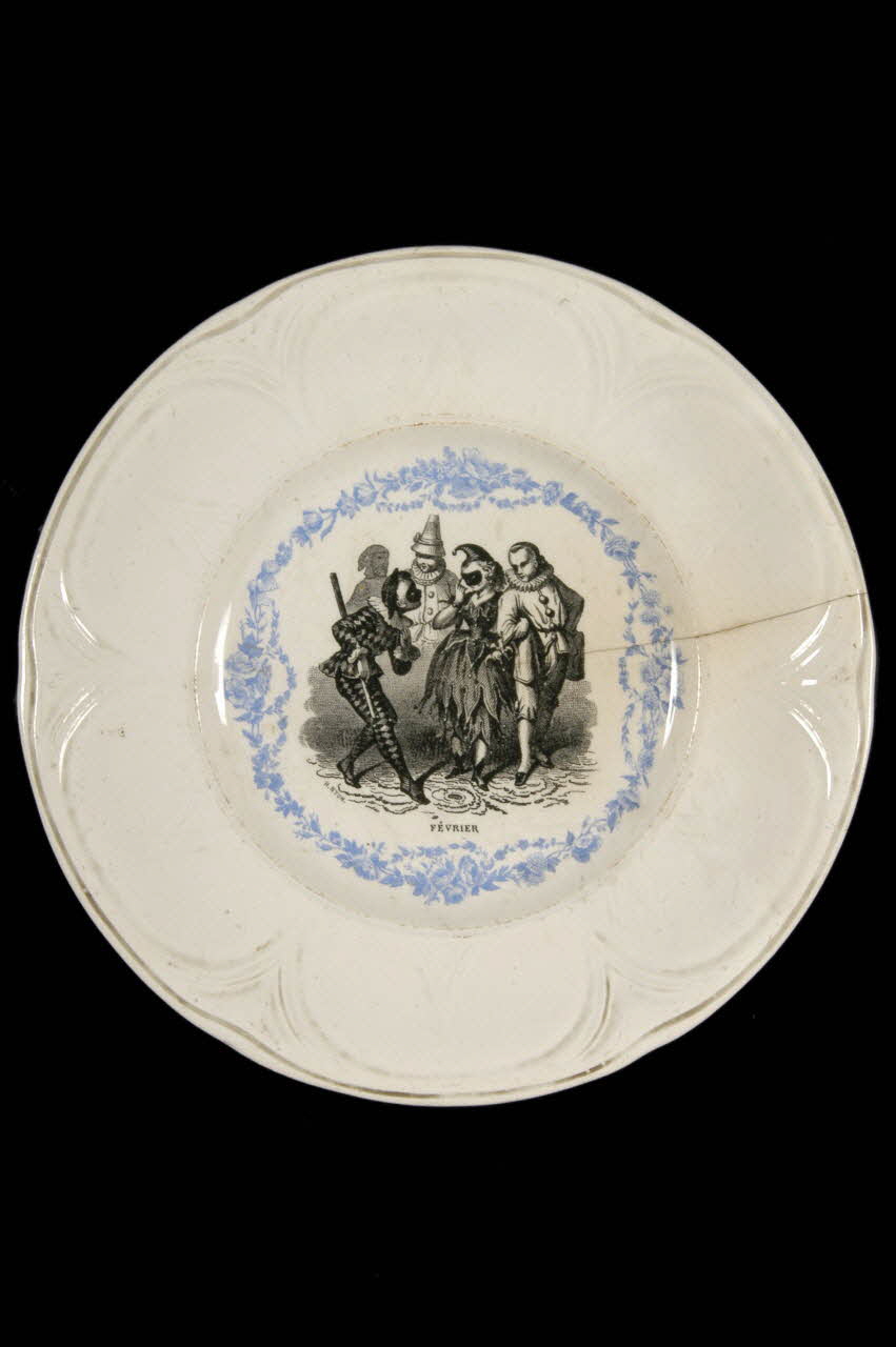 assiette plate 1962.10.12 Photo