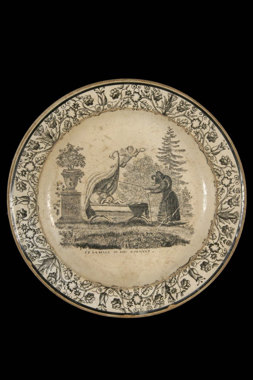 FaïEnces ; Lebeuf Milliet Et Cie assiette plate Picardie, France 1849-1867 1962.100.3 Photo