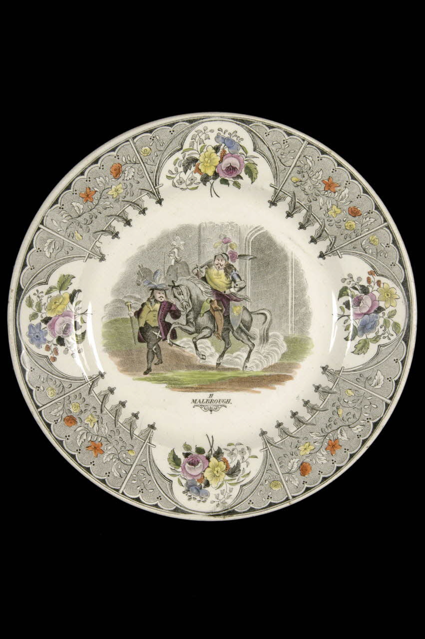 Lebeuf Milliet Et Cie assiette plate Picardie, France 1849-1867 1962.107.10 Photo