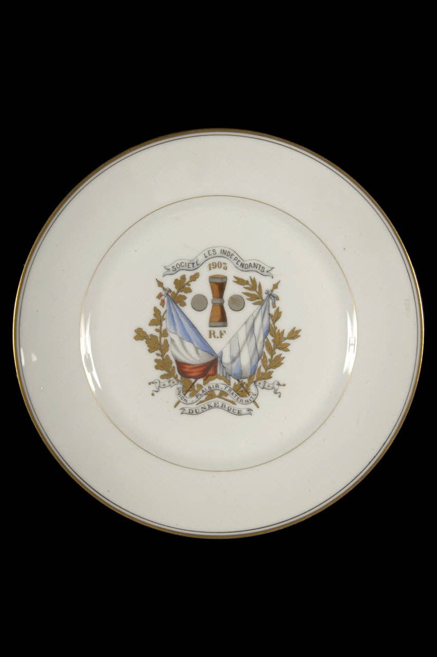 assiette plate Île-de-France, France 1903 1963.133.3 Photo