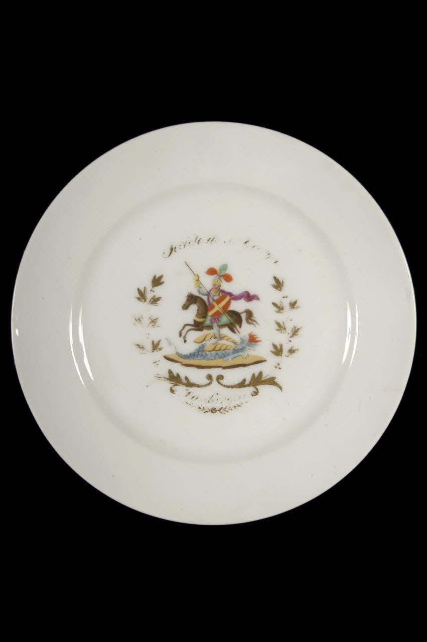 assiette plate Nord-Pas-de-Calais, France 1900-1925 1963.133.5 Photo