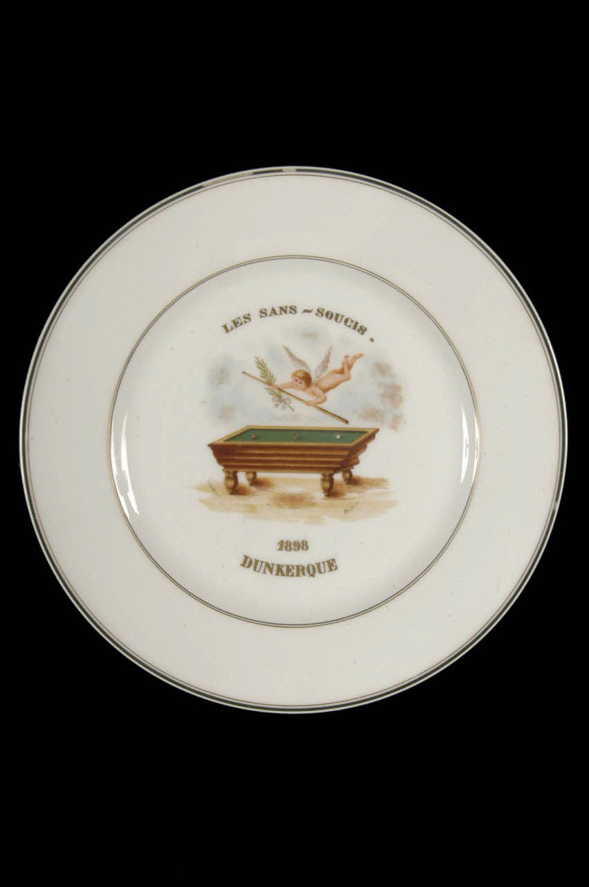 assiette plate Nord-Pas-de-Calais, France 1900-1925 1963.133.6 Photo