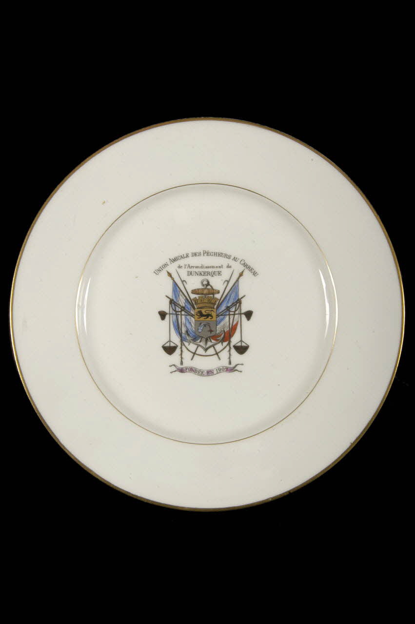 assiette plate Île-de-France, France 1900-1925 1963.133.8 Photo