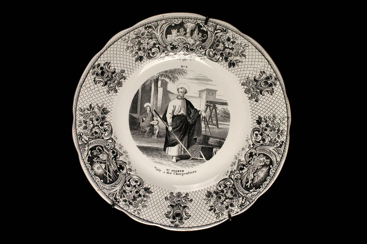 assiette plate 1963.138.3 Photo