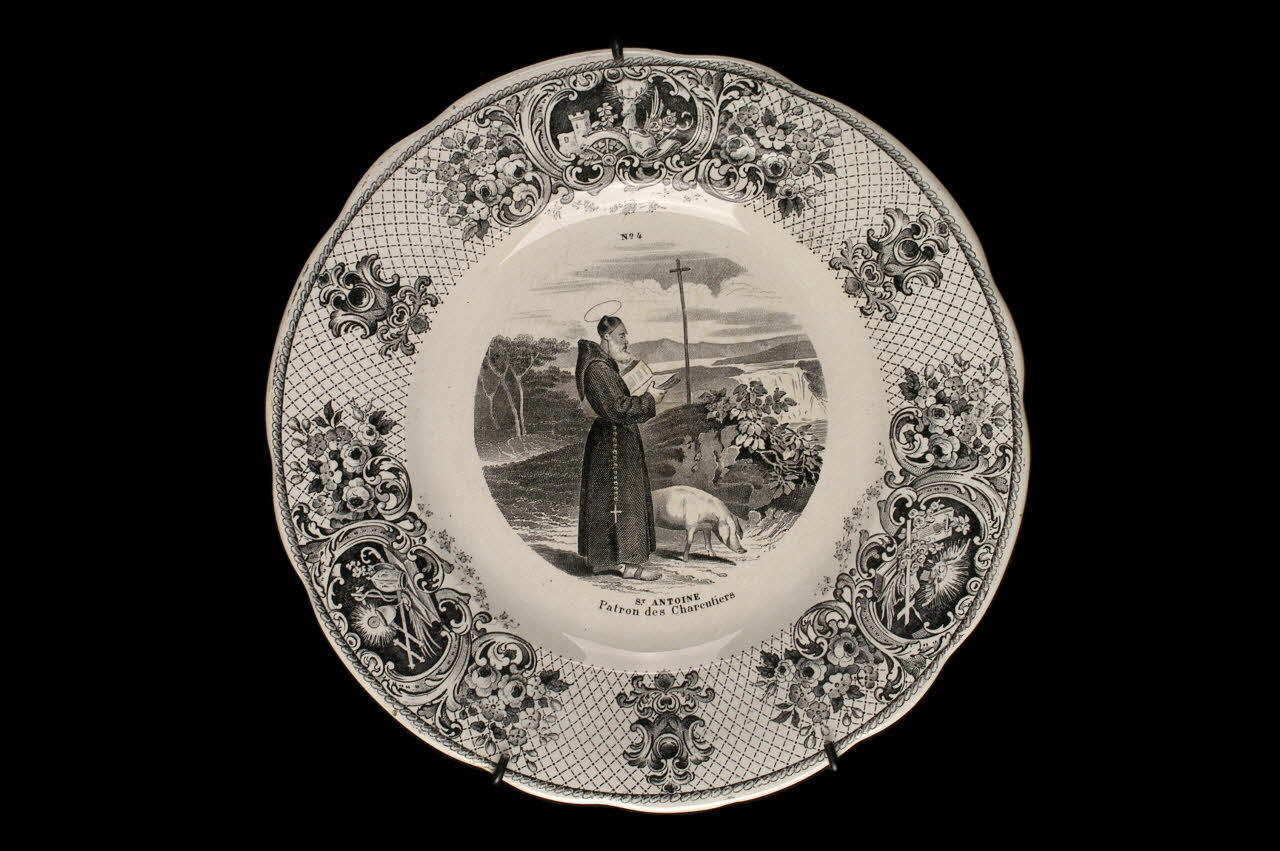 assiette plate 1963.138.4 Photo