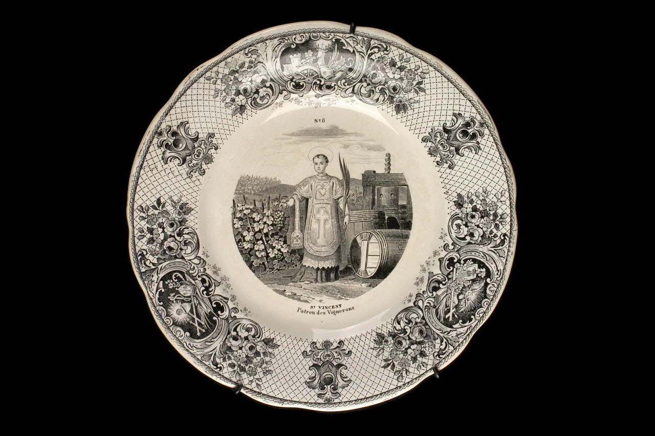 assiette plate 1963.138.8 Photo