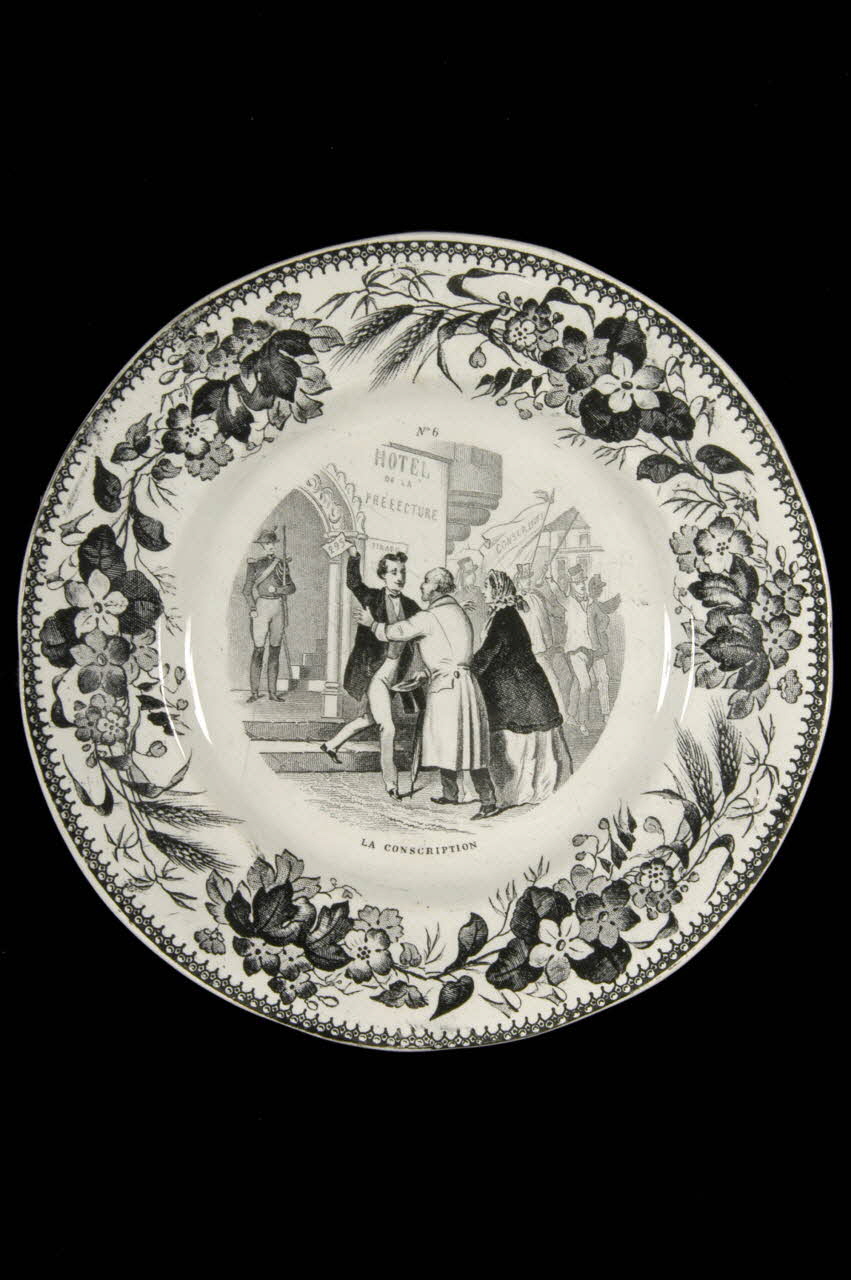 assiette plate Picardie, France 1963 1963.143.7 Photo