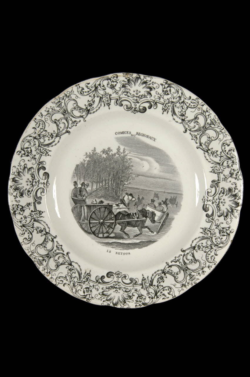 assiette plate 1963.33.27 Photo