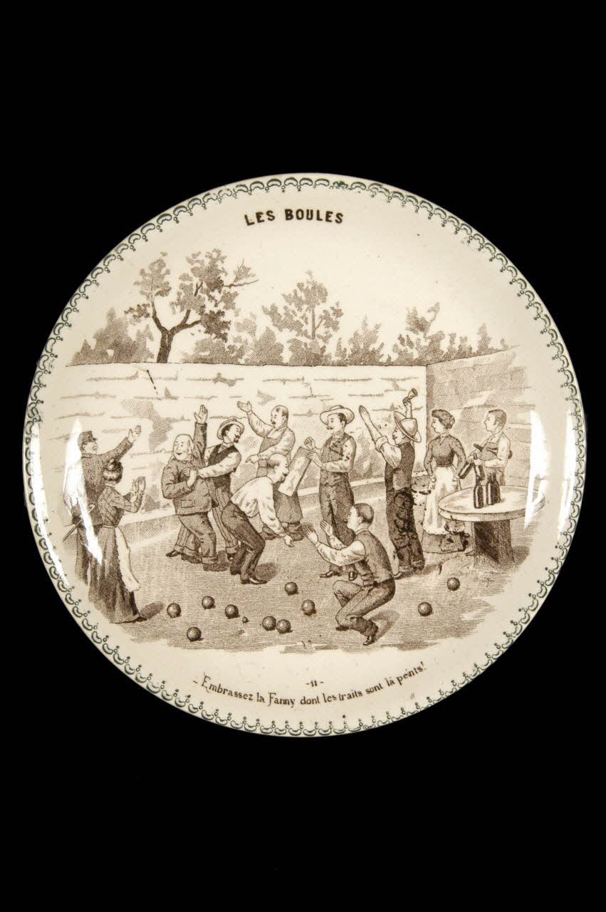 assiette plate 1963.57.6 Photo Mucem