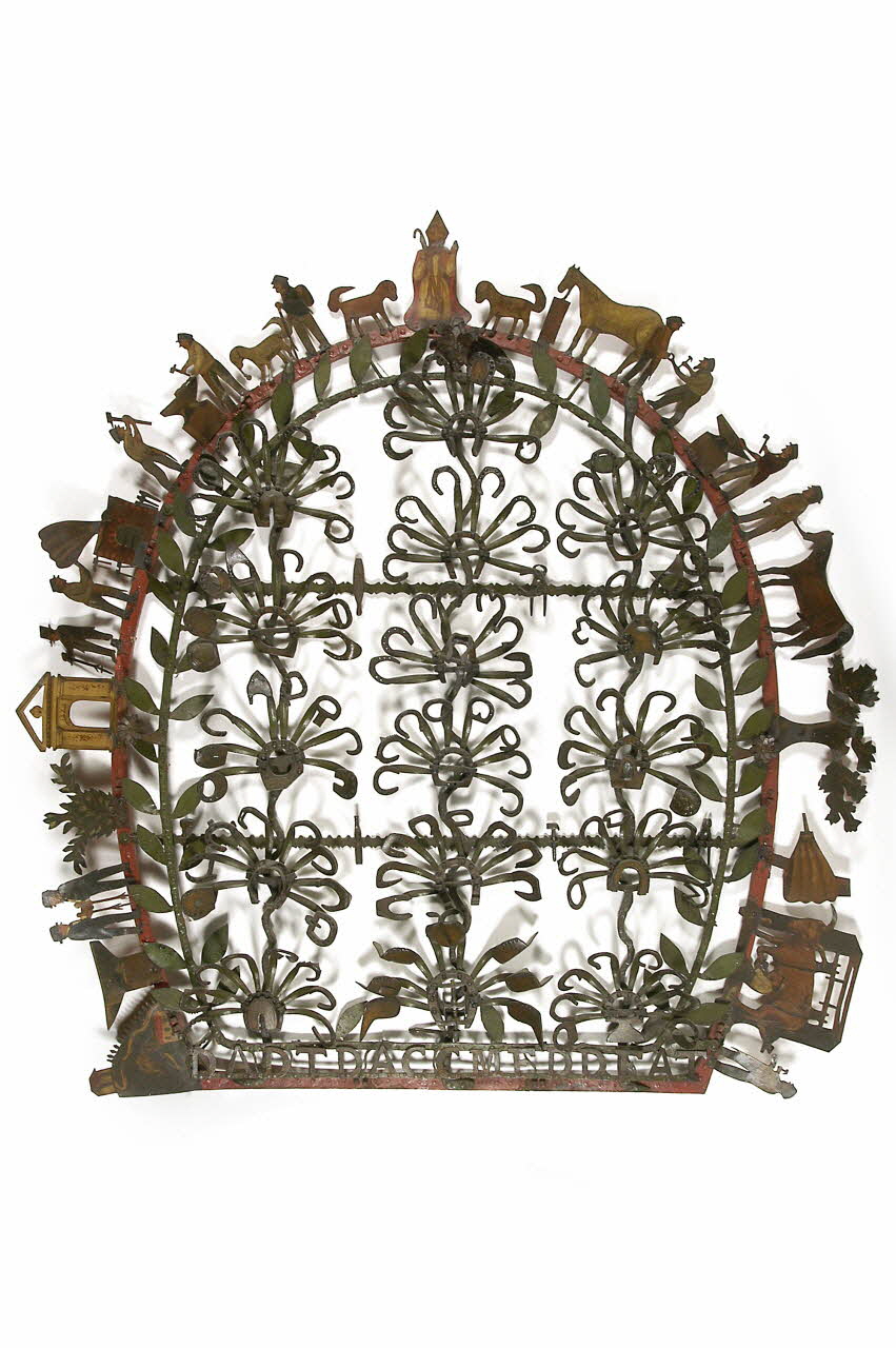 enseigne bouquet de saint Eloi Centre, France 1878 1964.5.1 Photo Mucem/Virginie Louis