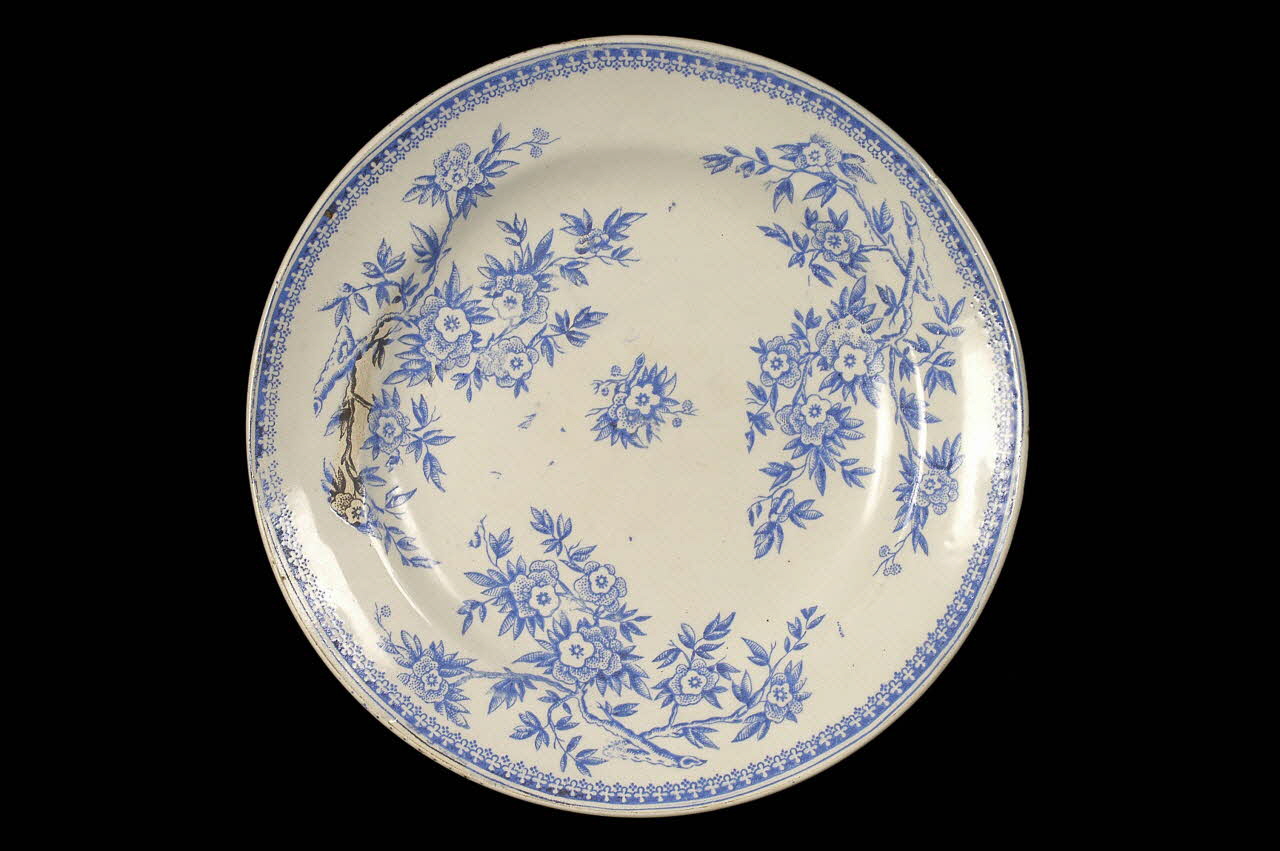 assiette plate Rhône-Alpes, France 1900-1912 1965.65.28 Photo