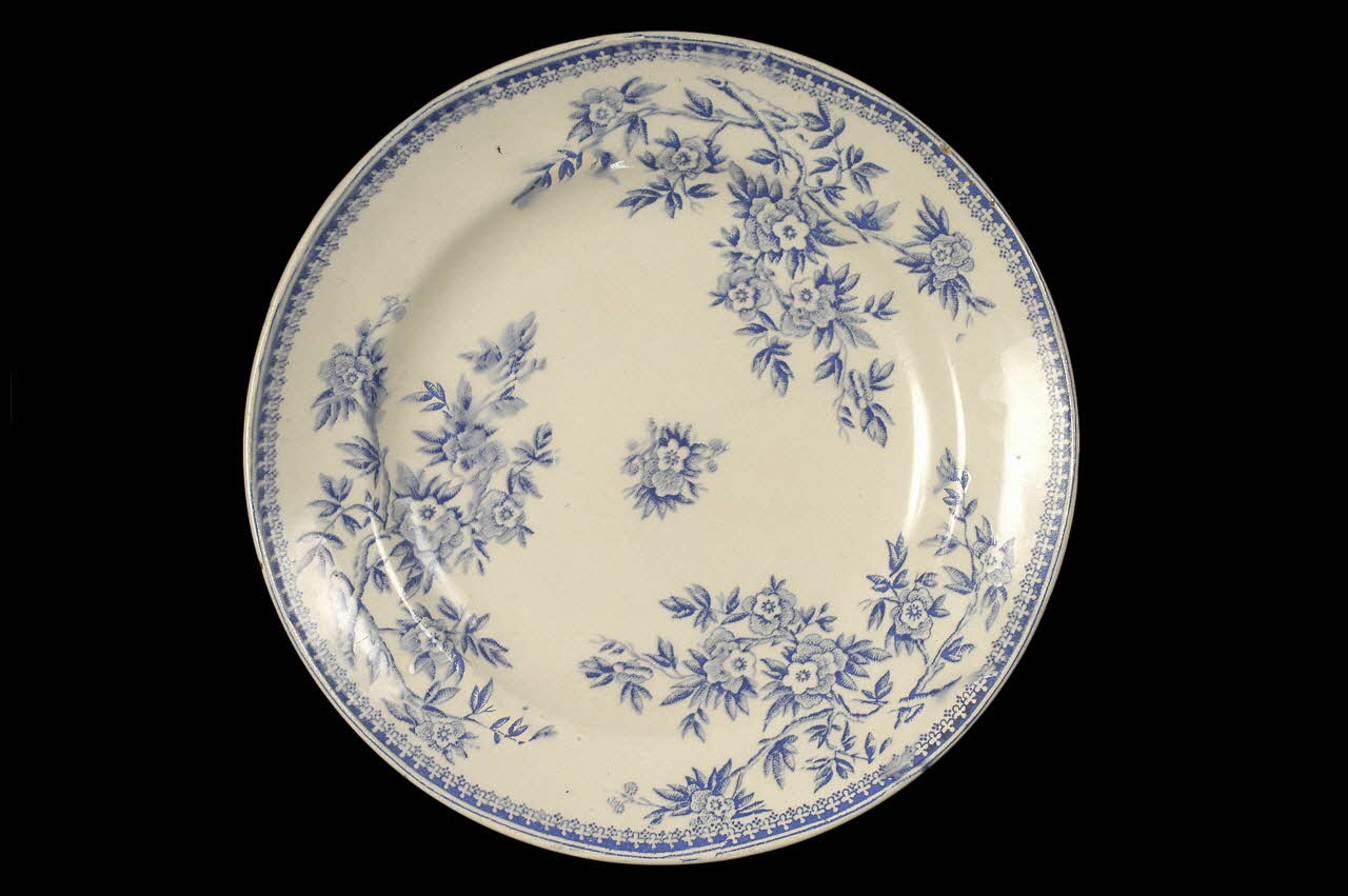 assiette plate Rhône-Alpes, France 1900-1912 1965.65.31 Photo