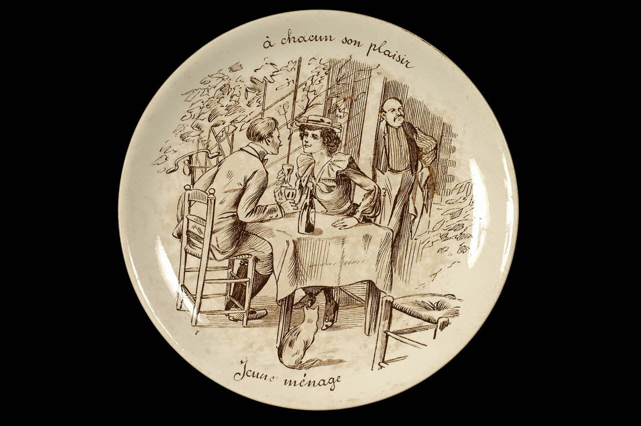 assiette plate 1965.95.12 Photo