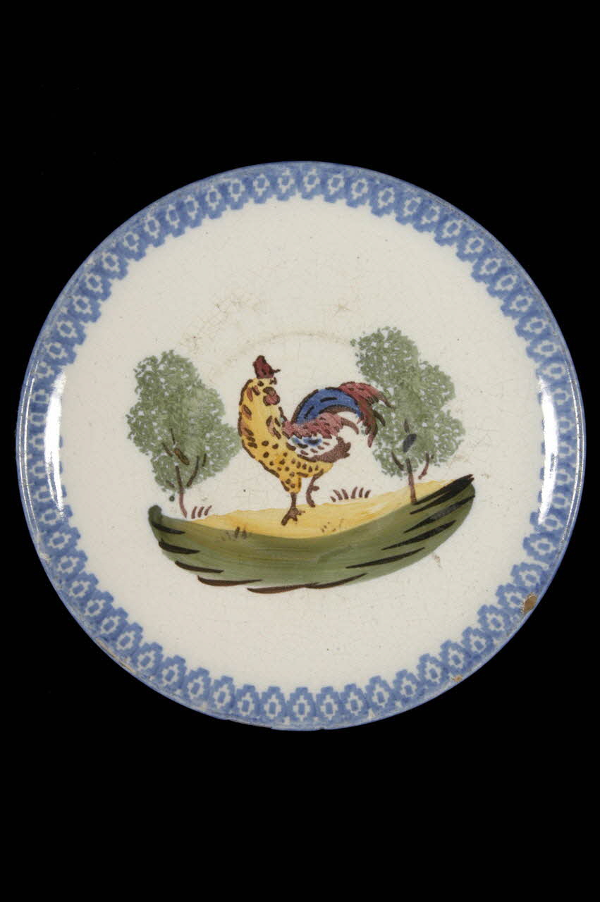assiette plate 1875-1925 1966.17.3 Photo