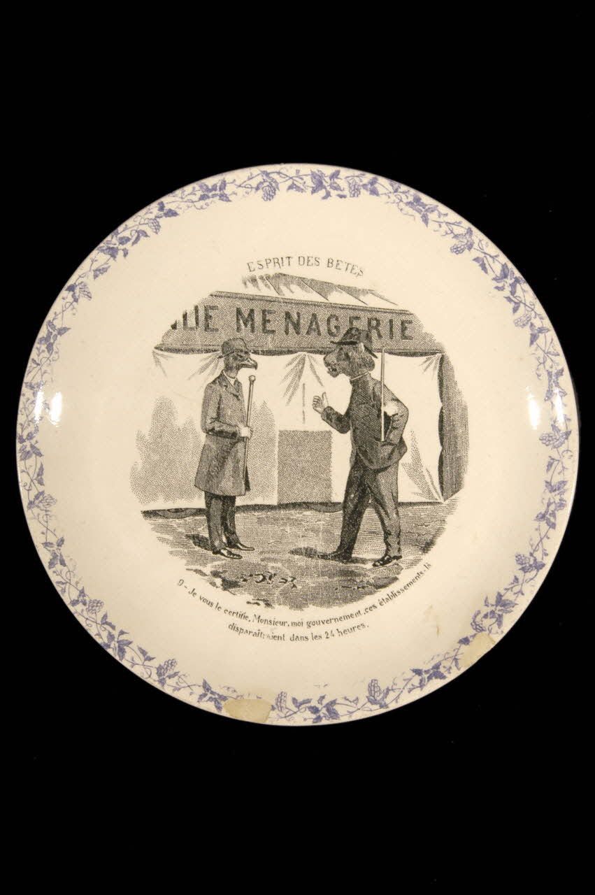 assiette plate 1966.83.18 Photo