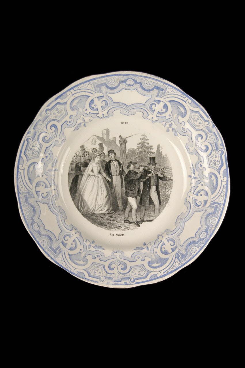 Lebeuf Milliet Et Cie assiette à dessert 1868-1876 1967.12.10 Photo