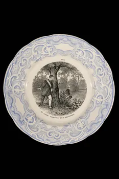 FaïEnces ; Lebeuf Milliet Et Cie assiette à dessert Picardie, France 1868-1876 1967.12.2 Photo
