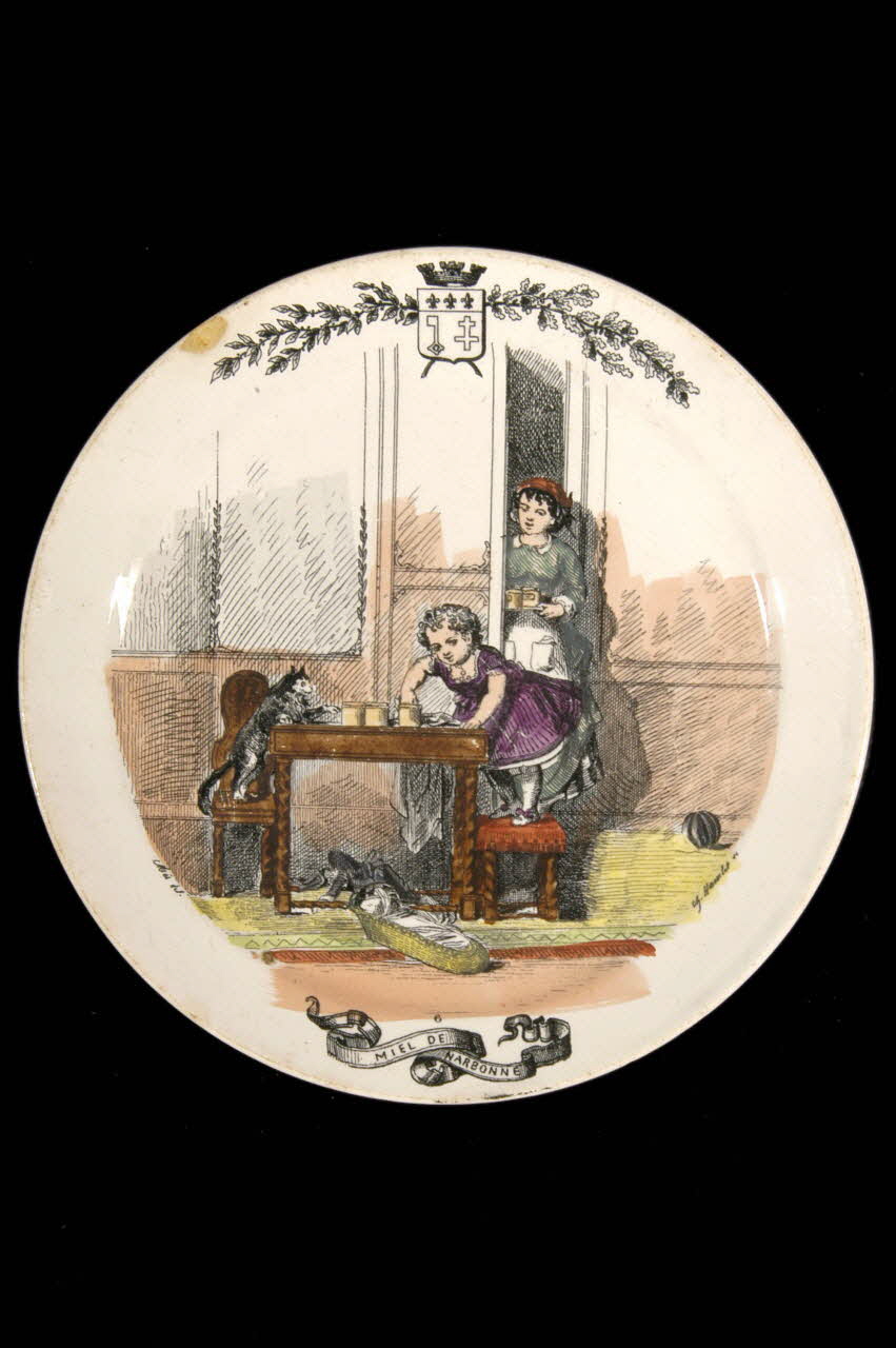 assiette plate 1967.122.16 Photo