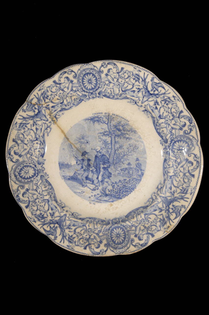 assiette plate Centre, France 1844 1967.122.6 Photo