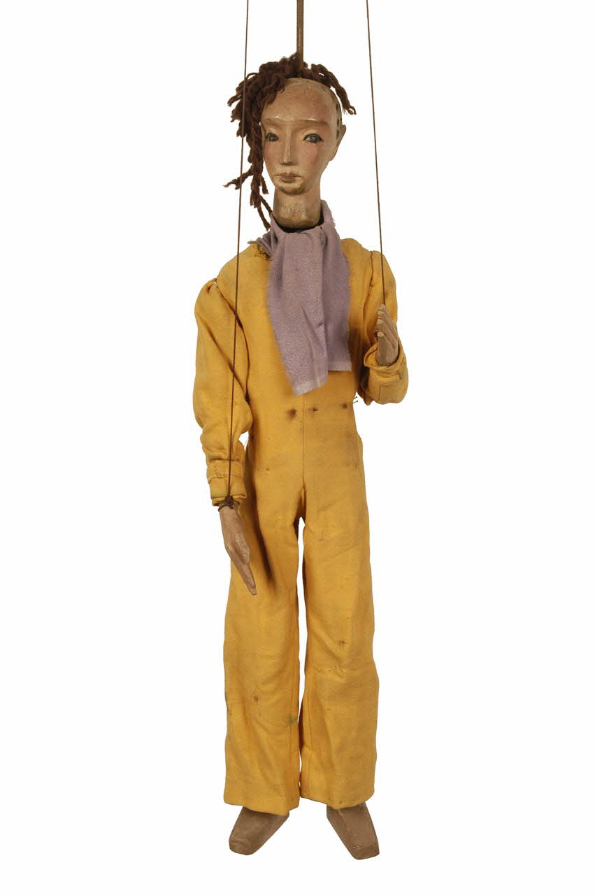 Adrien G. De Keyser marionnette à tringle et à fils Aviateur Île-de-France, France 1947-1950 1967.57.14 Photo