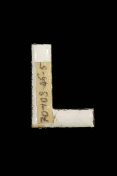 LETTRES D'ENSEIGNE 1970.103.46.5 Photo