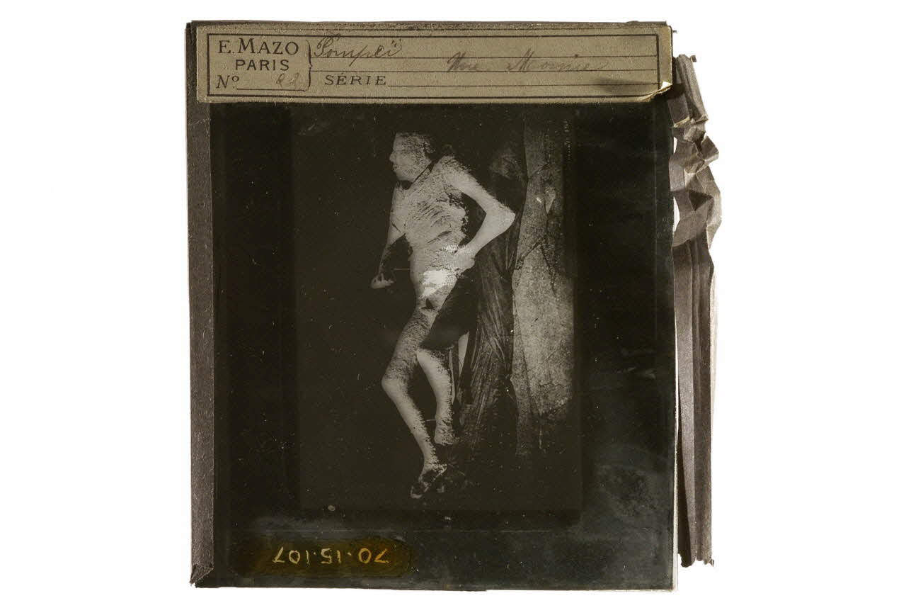 plaque de projection Pompéi - Une momie 1970.15.107 Photo