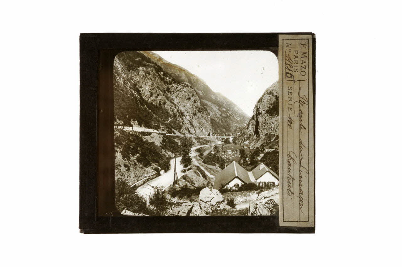 plaque de lanterne magique 1970.15.175 Photo