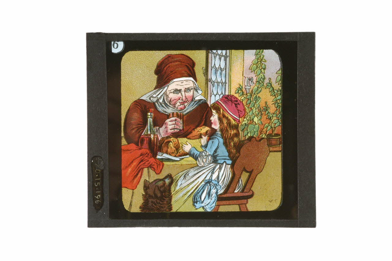 plaque de lanterne magique 1970.15.196 Photo Mucem / Anne Maigret