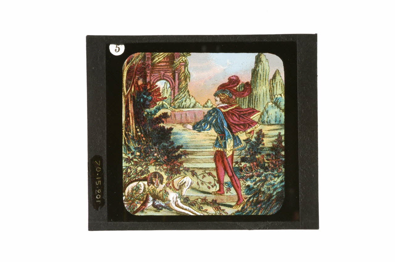 plaque de lanterne magique 1970.15.201 Photo