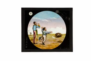 plaque de lanterne magique 1970.15.213  Photo