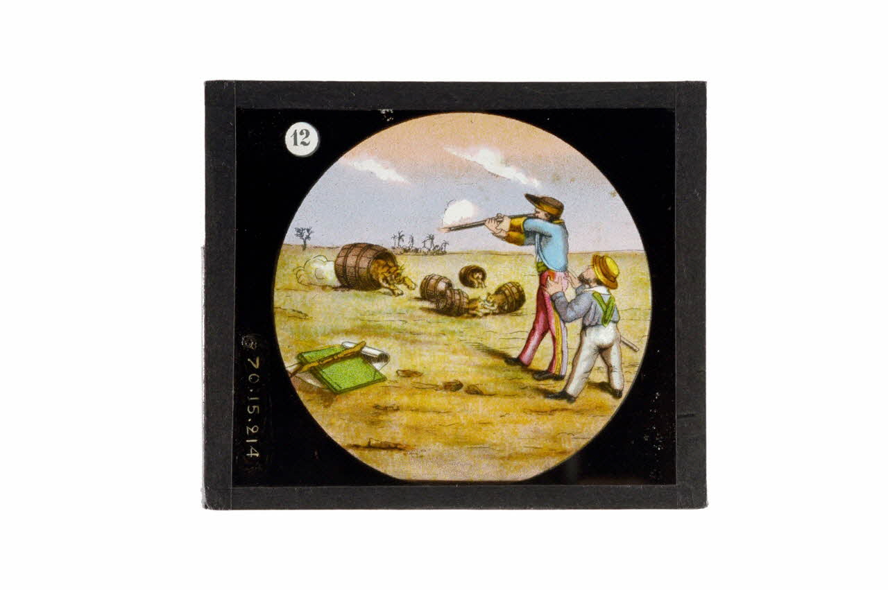 plaque de lanterne magique 1970.15.214 Photo