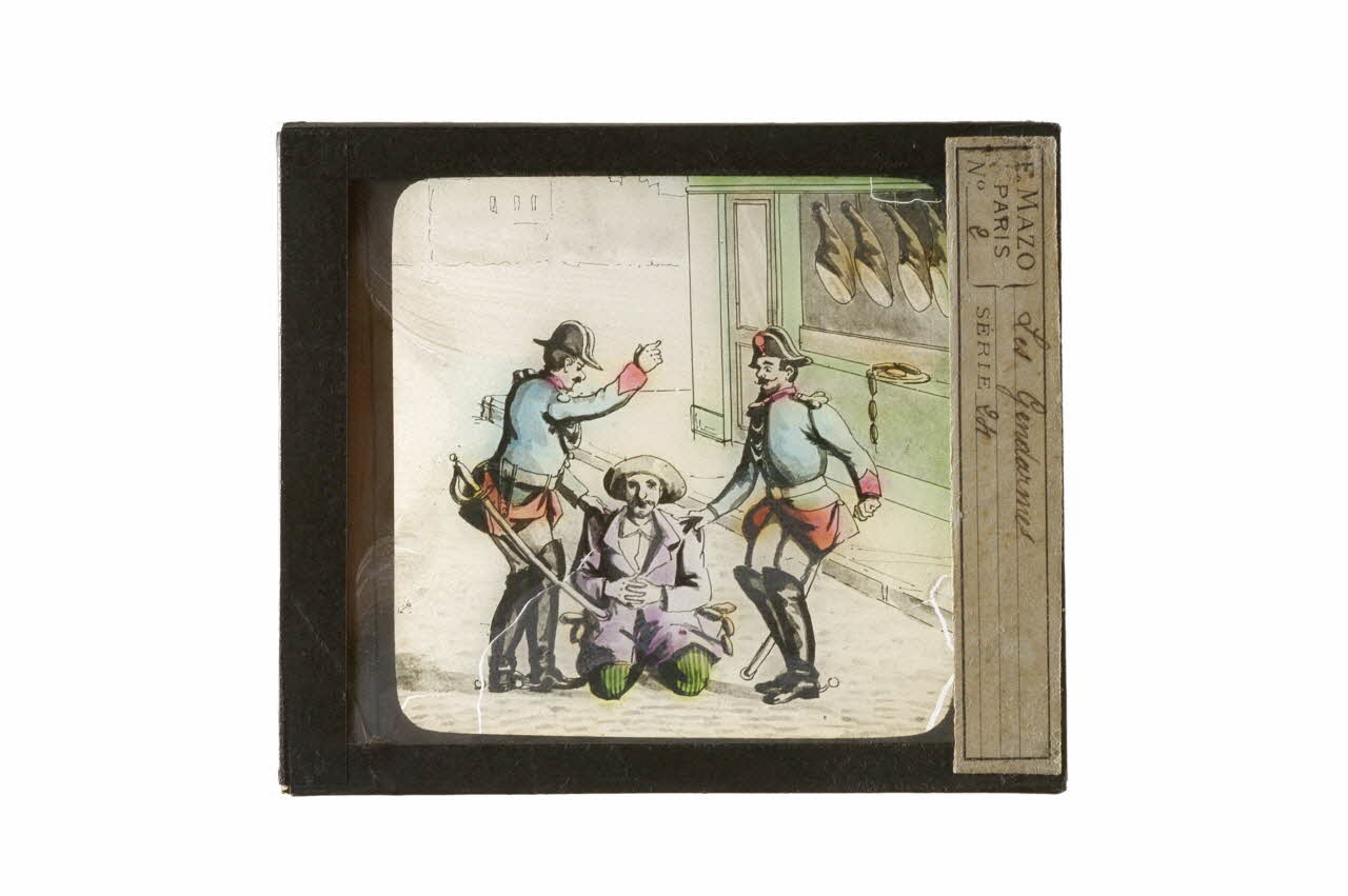 plaque de lanterne magique 1970.15.216 Photo