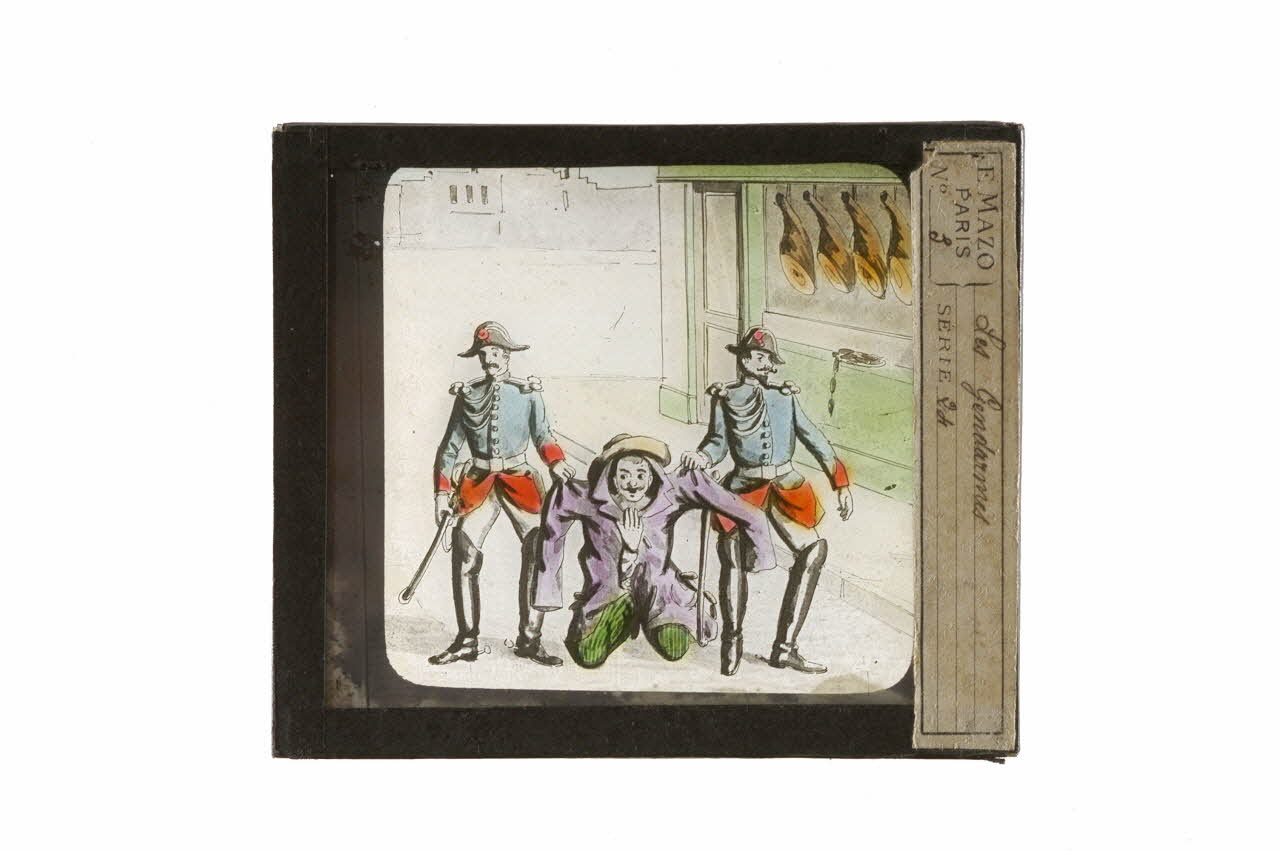 plaque de lanterne magique 1970.15.217 Photo