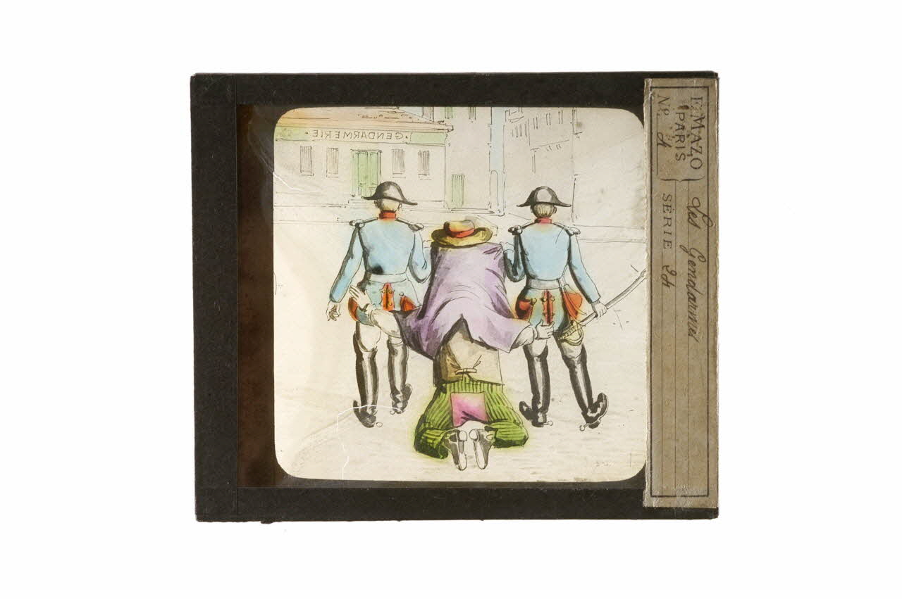 plaque de lanterne magique 1970.15.218 Photo