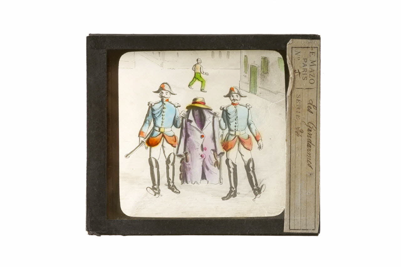 plaque de lanterne magique 1970.15.219 Photo