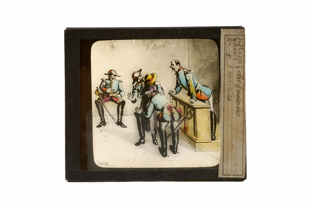 plaque de lanterne magique 1970.15.220 Photo