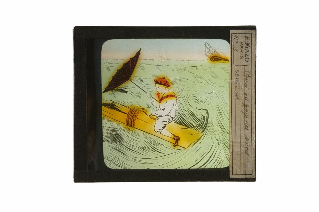 plaque de lanterne magique 1970.15.222 Photo