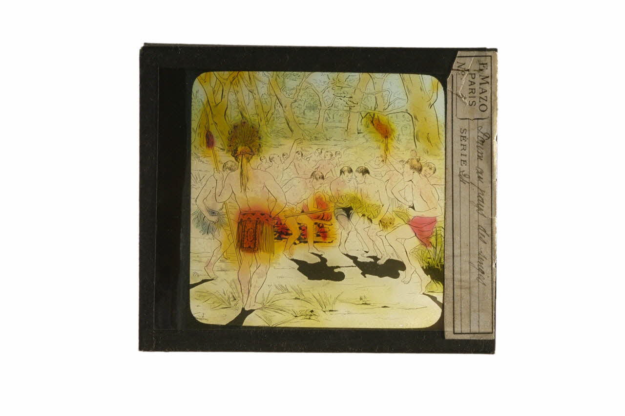 plaque de lanterne magique 1970.15.225 Photo