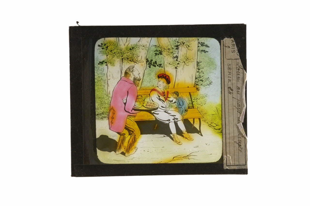 plaque de lanterne magique 1970.15.228 Photo