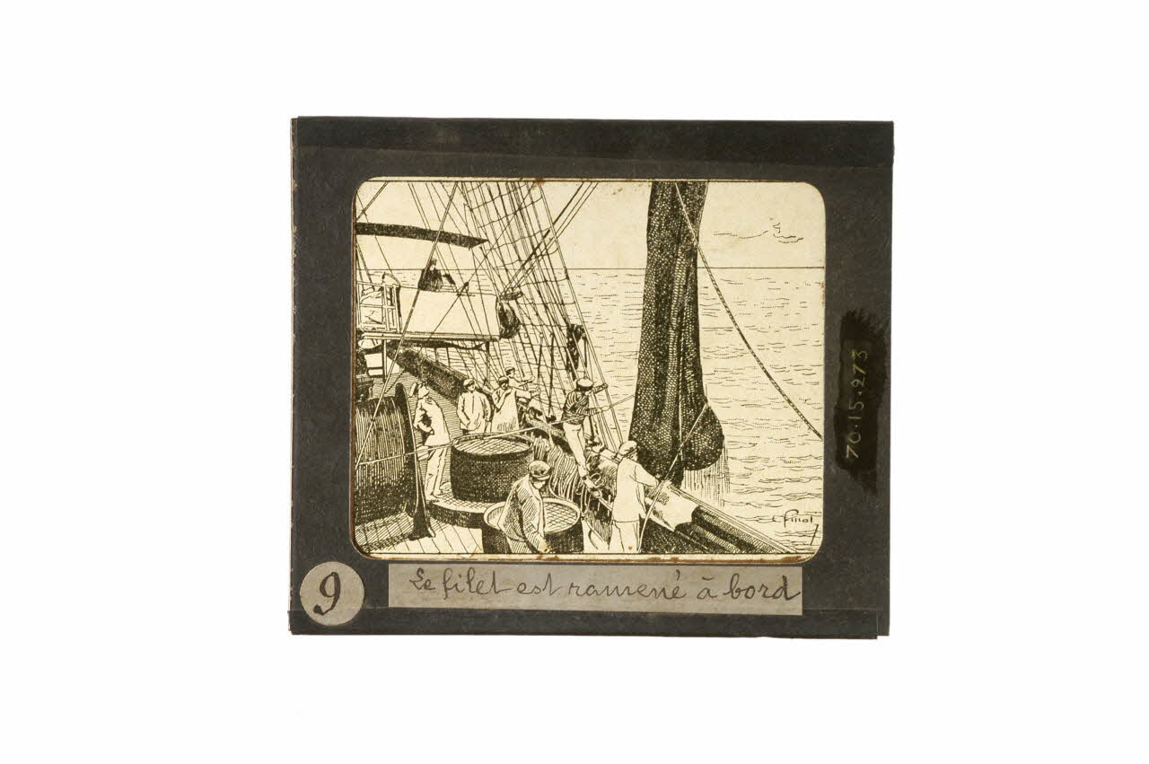 plaque de lanterne magique 1970.15.273 Photo